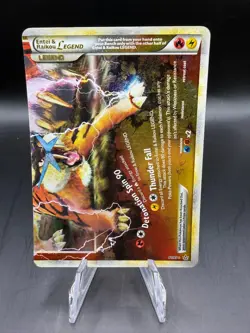 TCG POKEMON ENTEI & RAIKOU LEGEND HOLO BOTTOM 91/95 - Image 1