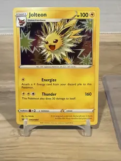 Jolteon SWSH094 Holo Promo Sword & Shield Promo Pokemon NM - Image 2