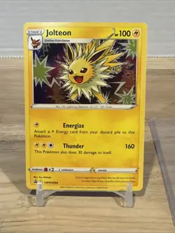 Jolteon SWSH094 Holo Promo Sword & Shield Promo Pokemon NM - Image 4