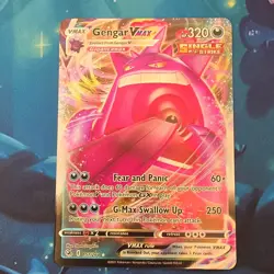 Pokemon Gengar VMAX 157/264 Fusion Strike Ultra Rare Holo Single Strike 320 HP - Image 5