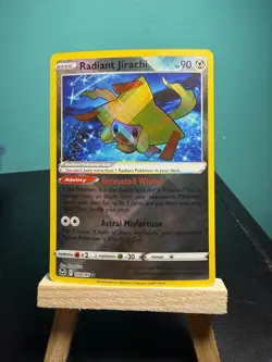 Radiant Jirachi Pokemon Silver Tempest 120/195 Radiant Rare - Image 1