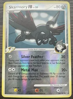 Skarmory FB 83/147 Pokemon TCG Platinum Supreme Victors Reverse Holo HP - Image 1