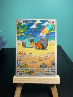 Dwebble 129/086 Sv: Black Bolt Illustration Rare Pokemon English - Image 1