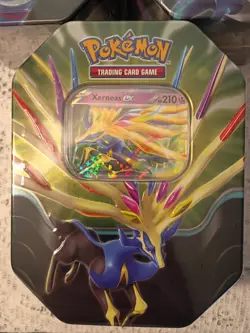 Pokemon TCG Azure Legends Tin Set Kyogre EX Dialga EX Xerneas EX Sealed Lot - Image 3
