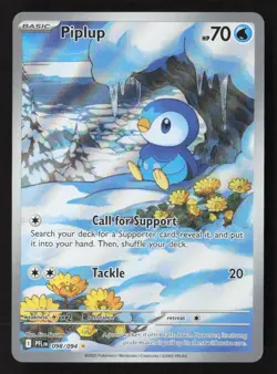 Piplup Illustration Rare Holofoil PFL 098/094 NM Pokemon TCG - Image 1