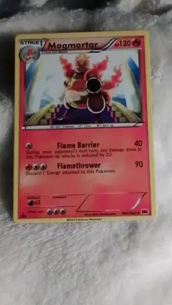 Pokemon TCG Magmortar 008/050 BW5 Stage 1 Regular English 120 HP Uncommon - Image 1