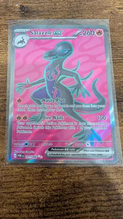 Pokemon TCG Salazzle ex Full Art Ultra Rare 101/088 ME03 Perfect Order NM POR EN - Image 1