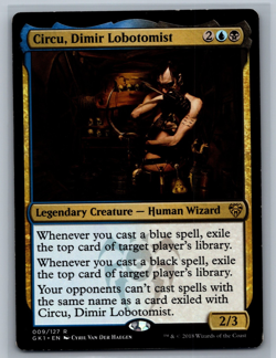 Magic MTG Guilds of Ravnica: Guild Kits Circu, Dimir Lobotomist #009/127 TCG CCG - Image 1