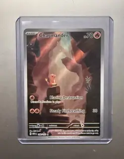 Charmander 168/165 - Scarlet Violet 151 Illustration Rare English Pokemon NM - Image 1