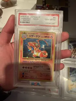 Charizard Japanese CD Promo Holo Rare PSA 10 #006 Pokemon TCG 1998 - Image 2