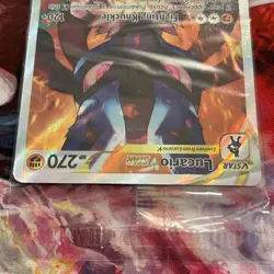 Pokemon TCG Lucario VSTAR SWSH291 Crown Zenith ETB Black Star Promo (SEALED) - Image 4