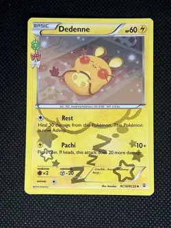 Pokemon Dedenne Uncommon Holo RC10-32 Generations Radiant Collection 60 HP - Image 1