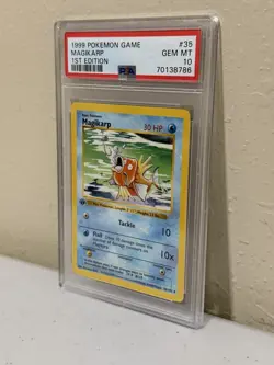 1999 POKEMON GAME 1ST EDITION#35 MAGIKARP PSA 10 - Image 2
