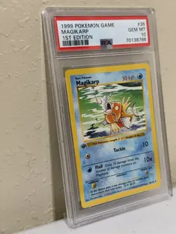 1999 POKEMON GAME 1ST EDITION#35 MAGIKARP PSA 10 - Image 4