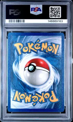 1999 POKEMON BASE SET UNLIMITED #99 GRASS ENERGY PSA 7 - Image 2