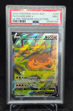 2022 Pokemon SWSH BSP FA / Charizard V #260 - Ultra Premium Collection - PSA 9 - Image 1