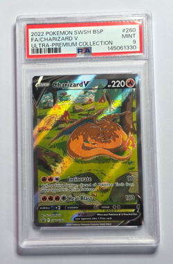 2022 Pokemon SWSH BSP FA / Charizard V #260 - Ultra Premium Collection - PSA 9 - Image 3