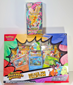 Pokemon TCG Ascended Heroes 2 BOX: BOOSTER BOX (JAP) & Deluxe Pin Collection - Image 2