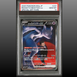 PSA 10 Team Rocket's Mewtwo ex SAR 237/193 MEGA Dream M2a Japanese Pokemon Card - Image 1