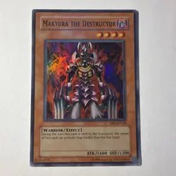 Makyura the Destructor DB1-EN169 Unlimited - Lightly Played scratched back - Image 1