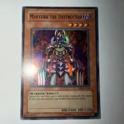 Makyura the Destructor DB1-EN169 Unlimited - Lightly Played scratched back - Image 2