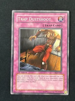 (B) Yugioh Trap Dustshoot PGD-049 Common 1st Edition - Image 1