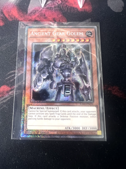 Ancient Gear Golem Platinum Secret Rare RA03-EN151 Yugioh - Image 1