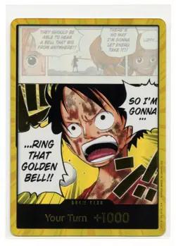 One Piece Gold DON!! OP15 Luffy Golden Bell - Adventure On Kamis Island ENGLISH - Image 1
