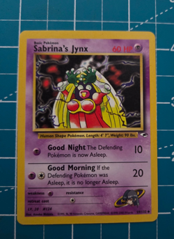 Sabrina's Jynx 59/132 Gym Heroes Unlimited WotC 2000 Pokemon NM - Image 1