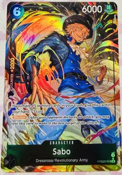 One Piece TCG: Sabo - PRB02-014 (Alternate Art) PRB02-014 Premium Booster - Image 1