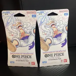 One Piece AWAKENING OF THE NEW ERA OP-05 2 Sleeved Booster Pack Sealed English - Image 1