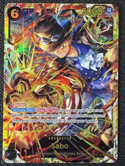 Sabo | OP13-120 NM | SEC | Carrying On His Will | One Piece TCG - Image 1