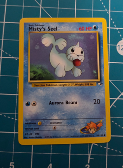 Misty's Seel 88/132 Gym Heroes Unlimited WotC 2000 Pokemon NM - Image 1