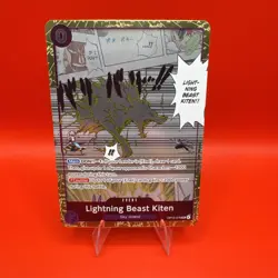 Lightning Beast Kiten OP15-076 Foil Promo Adventure On Kami’s Island ENG - Image 1