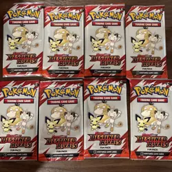 (LOT OF 8) Pokemon TCG Scarlet & Violet Destined Rivals Fun Pack Sealed NEW - Image 1