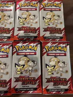 (LOT OF 8) Pokemon TCG Scarlet & Violet Destined Rivals Fun Pack Sealed NEW - Image 3