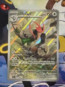 Pokemon TCG SV Black Bolt Unfezant 150/086 Illustration Rare Near Mint - Image 1