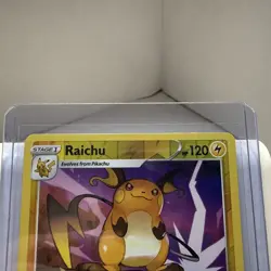 Raichu 050/195 Reverse Holo Pokemon Card TCG Silver Tempest Uncommon NM/M 2022 - Image 3