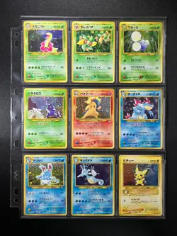ALL SWIRLS! Neo Genesis 100% Complete MASTER SET 96/96 Japanese Pokemon Cards EX - Image 3