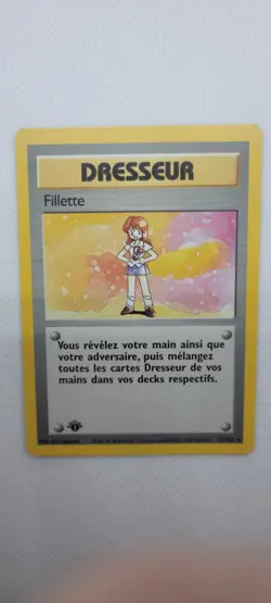 Carte Pokemon FILLETTE 75/102 set de base Wizards 1999 EDITION 1 FR NEAR MINT - Image 1