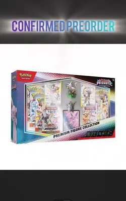 POKEMON TCG Prismatic Evolutions Premium Figure Collection English Pre-Sale 9/26 - Image 1