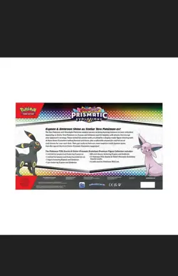 POKEMON TCG Prismatic Evolutions Premium Figure Collection English Pre-Sale 9/26 - Image 2