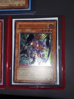 Yugioh! 3x Archfiend General Ultimate Rare FOTB-DE019 German Playset - Image 3