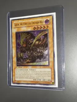 Yugioh! Goldd Wu Lord Of The Dark World Ultimate Rare EEN-DE024 1st Edition - Image 2