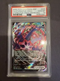 Eternatus VMAX SWSH045 SWSH: Sword & Shield Promo Cards Holo PSA 10 - Image 1