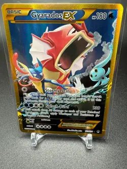 Pokemon Card Breakpoint - Gyarados EX 123/122 Secret Rare Holo - Image 1
