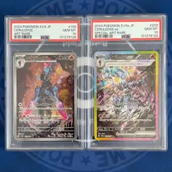 PSA10 Ceruledge ex SAR203/187 AR109/106 Terastal Festival sv8a Pokemon Card Set - Image 1