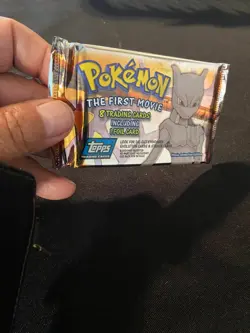 2000 POKEMON *THE FIRST MOVIE* TOPPS COLLECTOR CARDS SEALED PACK W/1 FOIL/CARD - Image 2