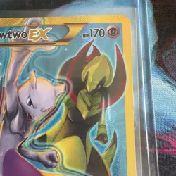 Pokemon Mewtwo EX 163/162 Breakthrough Secret Rare Full Art Holo - Image 3