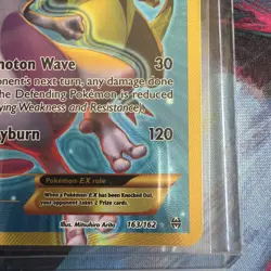 Pokemon Mewtwo EX 163/162 Breakthrough Secret Rare Full Art Holo - Image 4